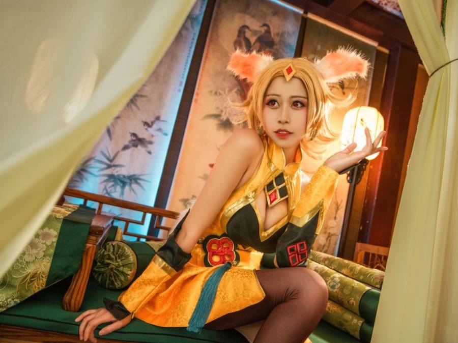 Cosplay福利/王者女英雄Cosplay泳装 王者荣耀妲己cosplay图片