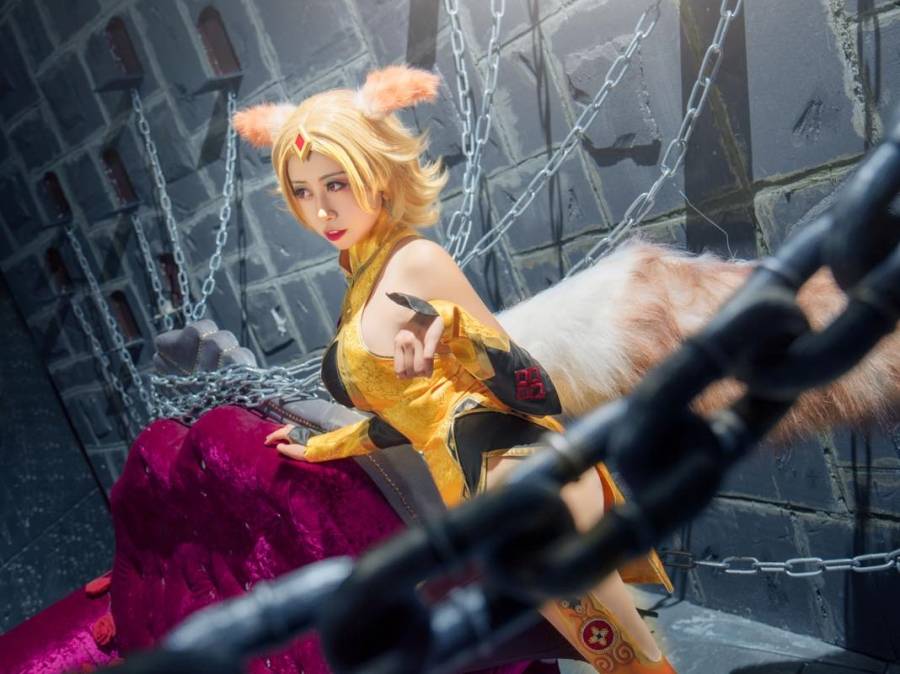 Cosplay福利/王者女英雄Cosplay泳装 王者荣耀妲己cosplay图片