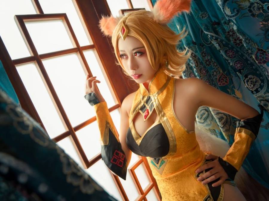 Cosplay福利/王者女英雄Cosplay泳装 王者荣耀妲己cosplay图片