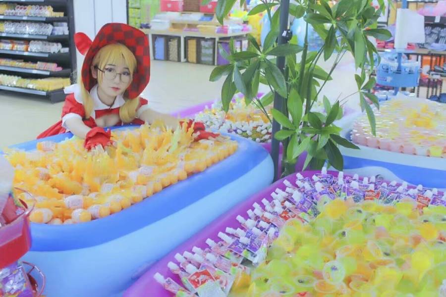 Cosplay福利/cosplay王者荣耀安琪拉魔法小厨娘萝莉美图