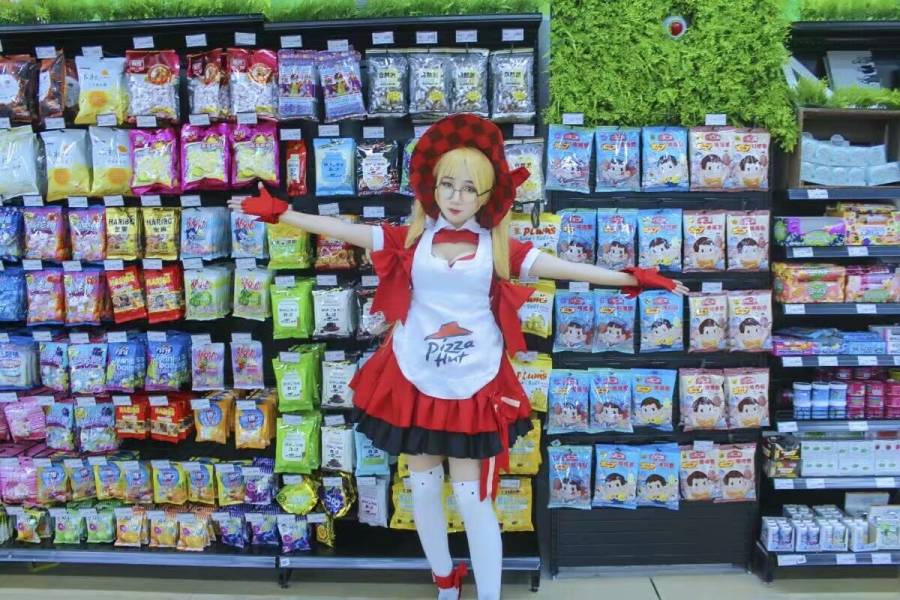 Cosplay福利/cosplay王者荣耀安琪拉魔法小厨娘萝莉美图