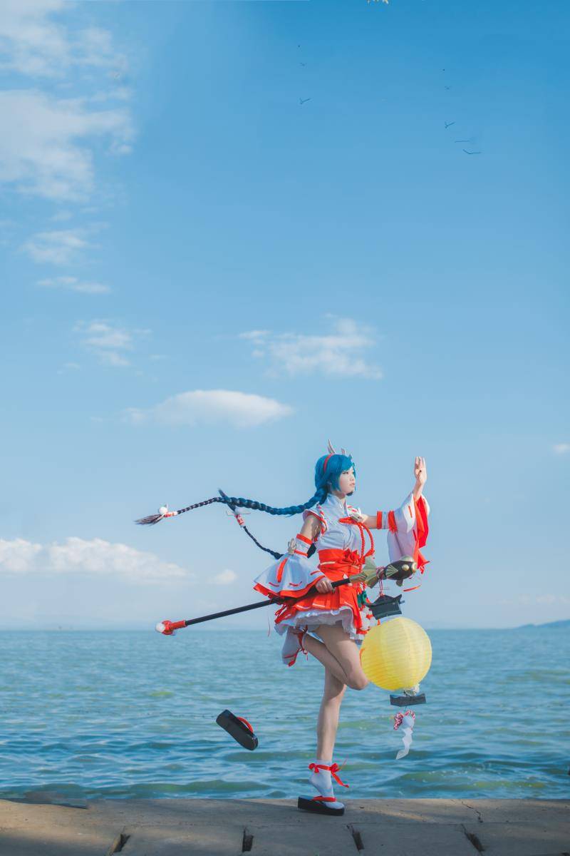 Cosplay福利/王者女英雄Cosplay泳装 王者荣耀大乔cosplay图片