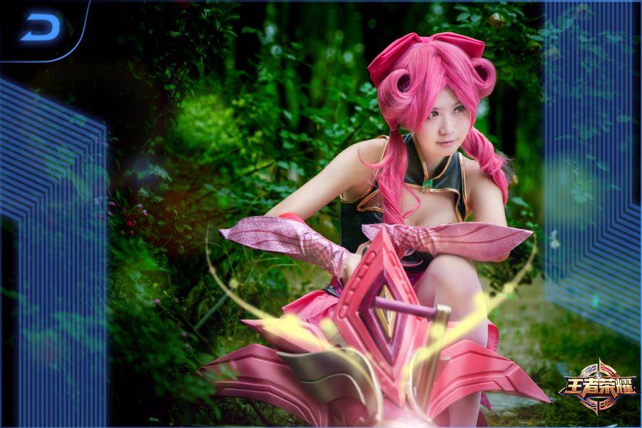 Cosplay福利/王者女英雄Cosplay泳装 王者荣耀孙尚香cosplay图片