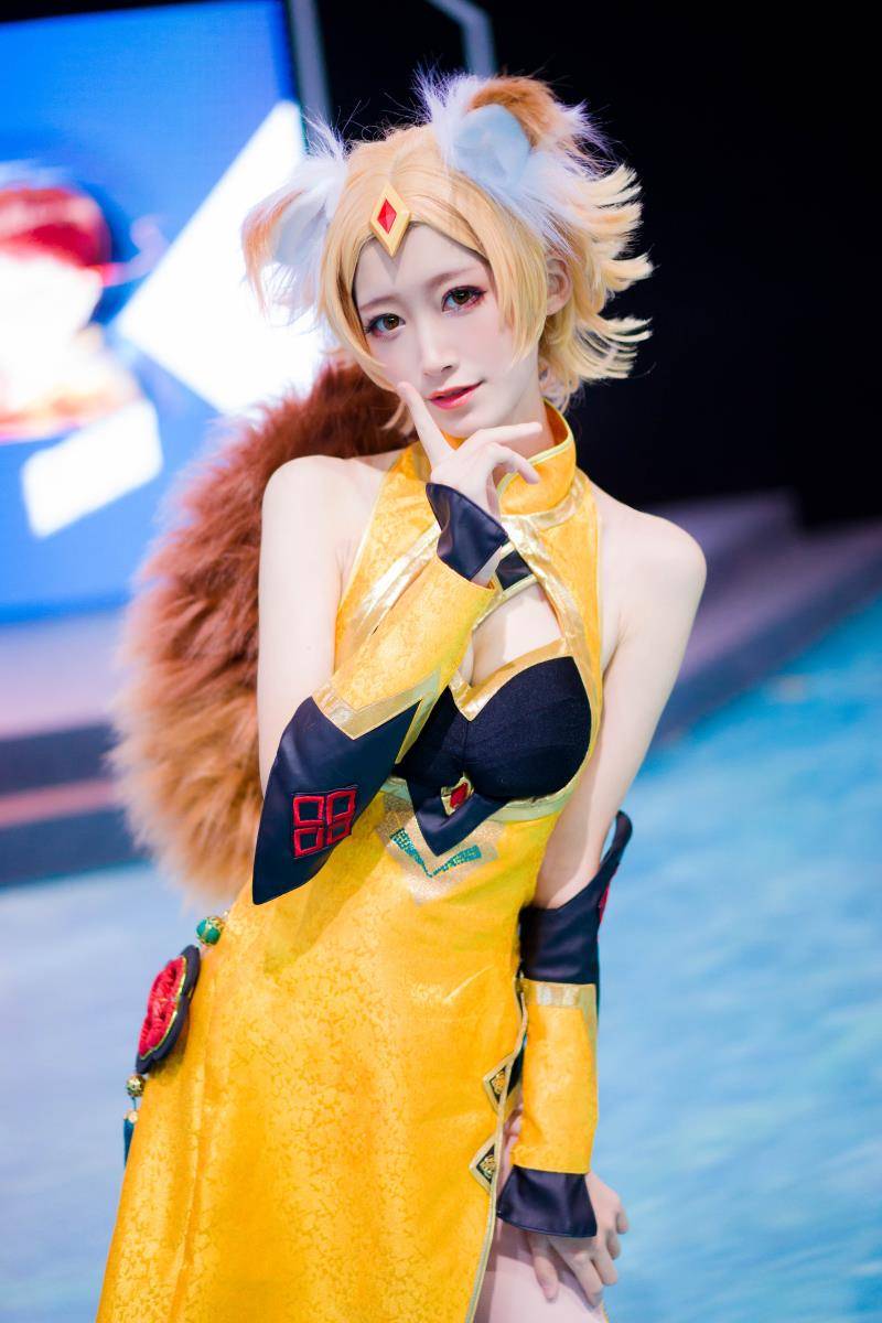 Cosplay福利/王者女英雄Cosplay泳装 王者荣耀妲己cosplay图片