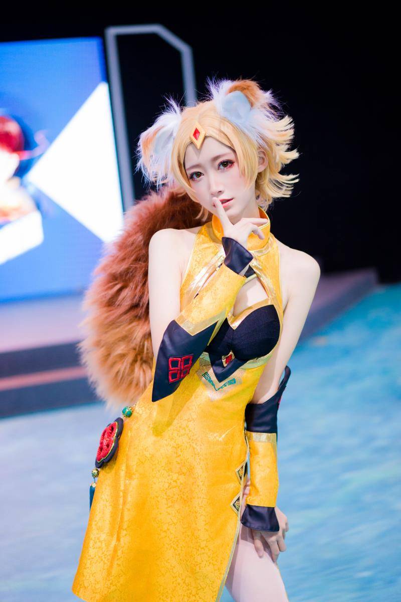 Cosplay福利/王者女英雄Cosplay泳装 王者荣耀妲己cosplay图片