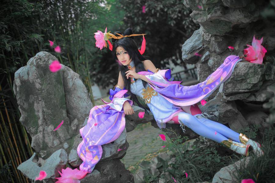 Cosplay福利/王者女英雄Cosplay泳装 王者荣耀貂蝉cosplay图片