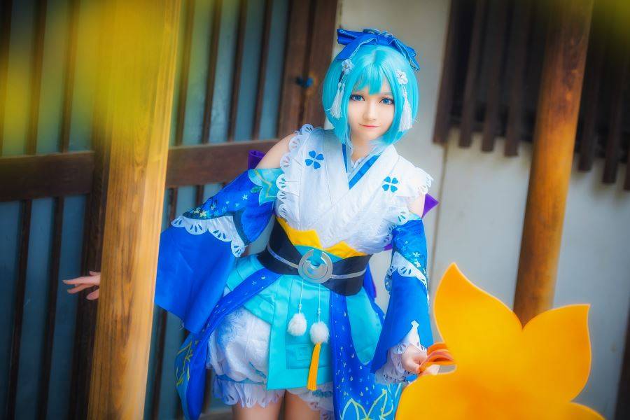 Cosplay福利/半次元福利向阴阳师cosplay萤草美女图片