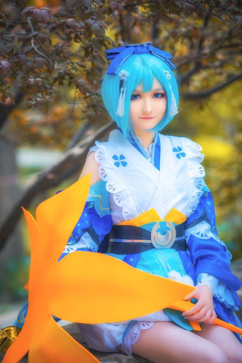 Cosplay福利/半次元福利向阴阳师cosplay萤草美女图片