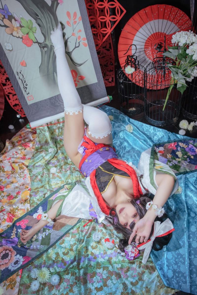 Cosplay福利/半次元福利向阴阳师cosplay花鸟卷巨乳美女福利图片