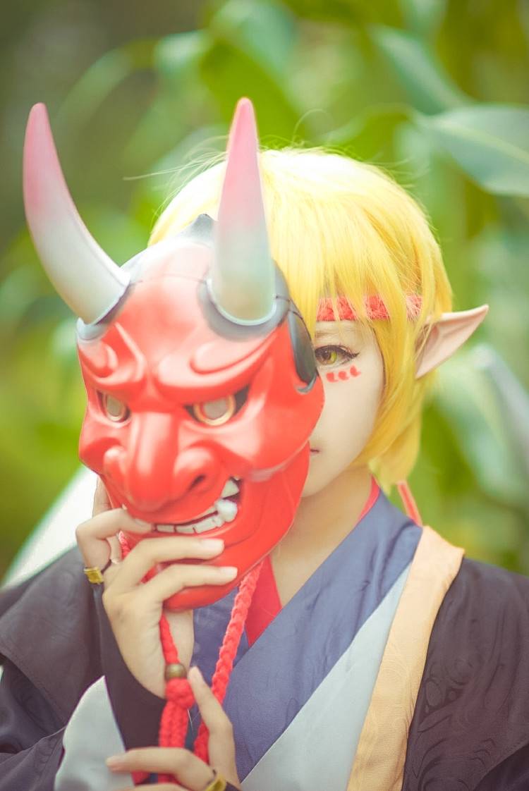 Cosplay福利/半次元福利向阴阳师cosplay般若美女图片