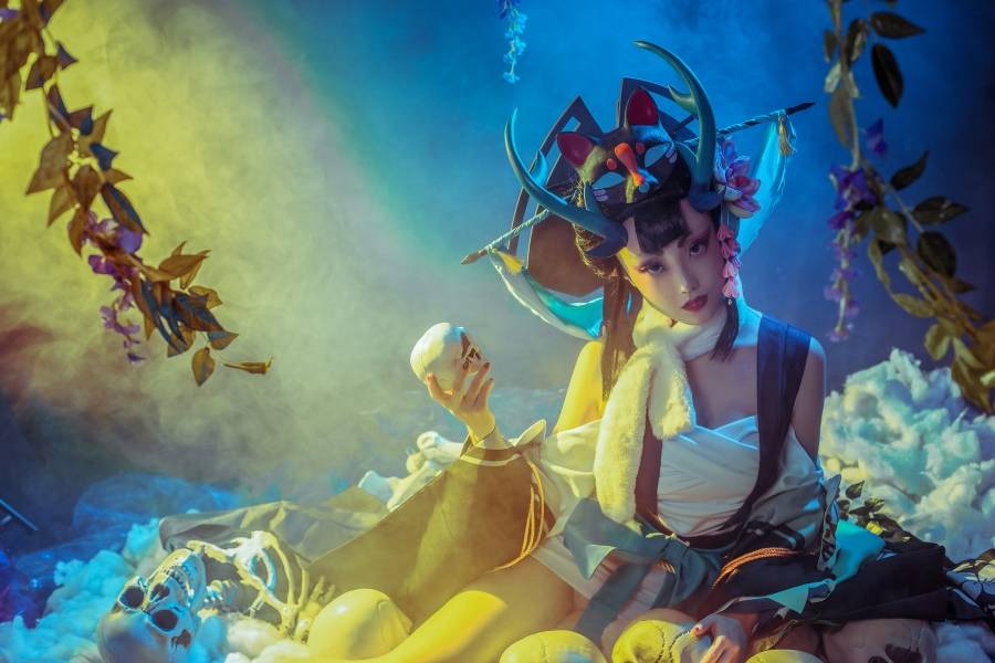 Cosplay福利/半次元福利向阴阳师cosplay阎魔美女图片
