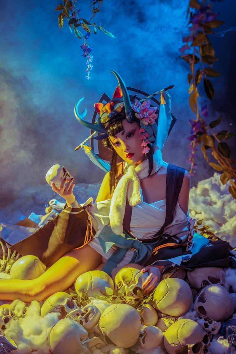 Cosplay福利/半次元福利向阴阳师cosplay阎魔美女图片