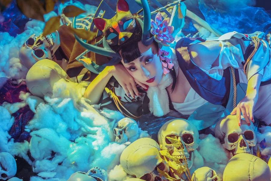 Cosplay福利/半次元福利向阴阳师cosplay阎魔美女图片