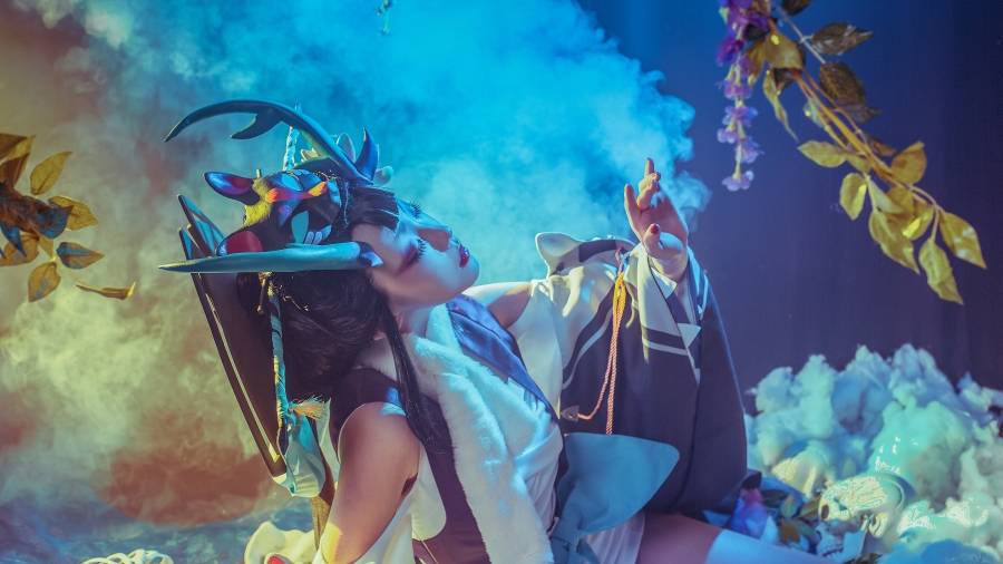 Cosplay福利/半次元福利向阴阳师cosplay阎魔美女图片