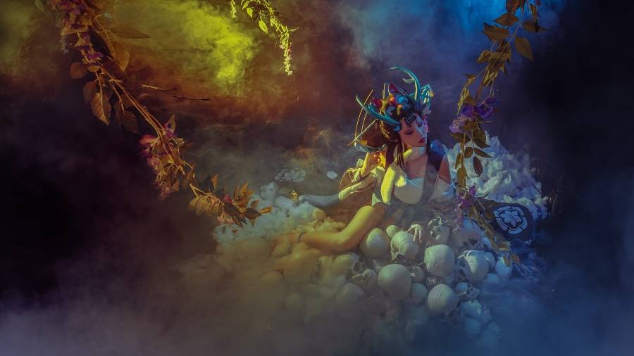 Cosplay福利/半次元福利向阴阳师cosplay阎魔美女图片