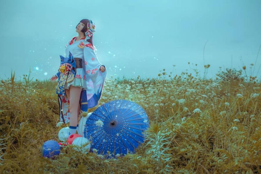 Cosplay福利/半次元福利向阴阳师cosplay雪女美女图片