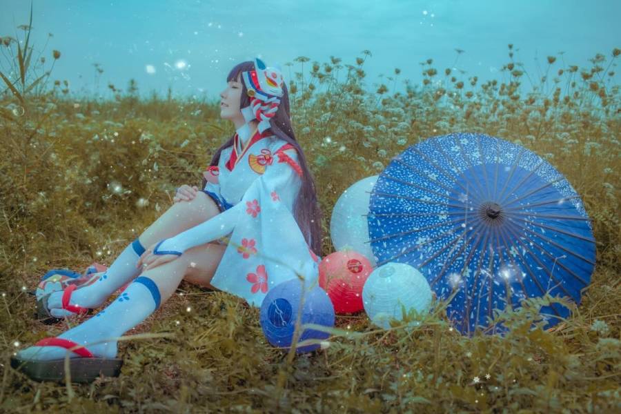 Cosplay福利/半次元福利向阴阳师cosplay雪女美女图片