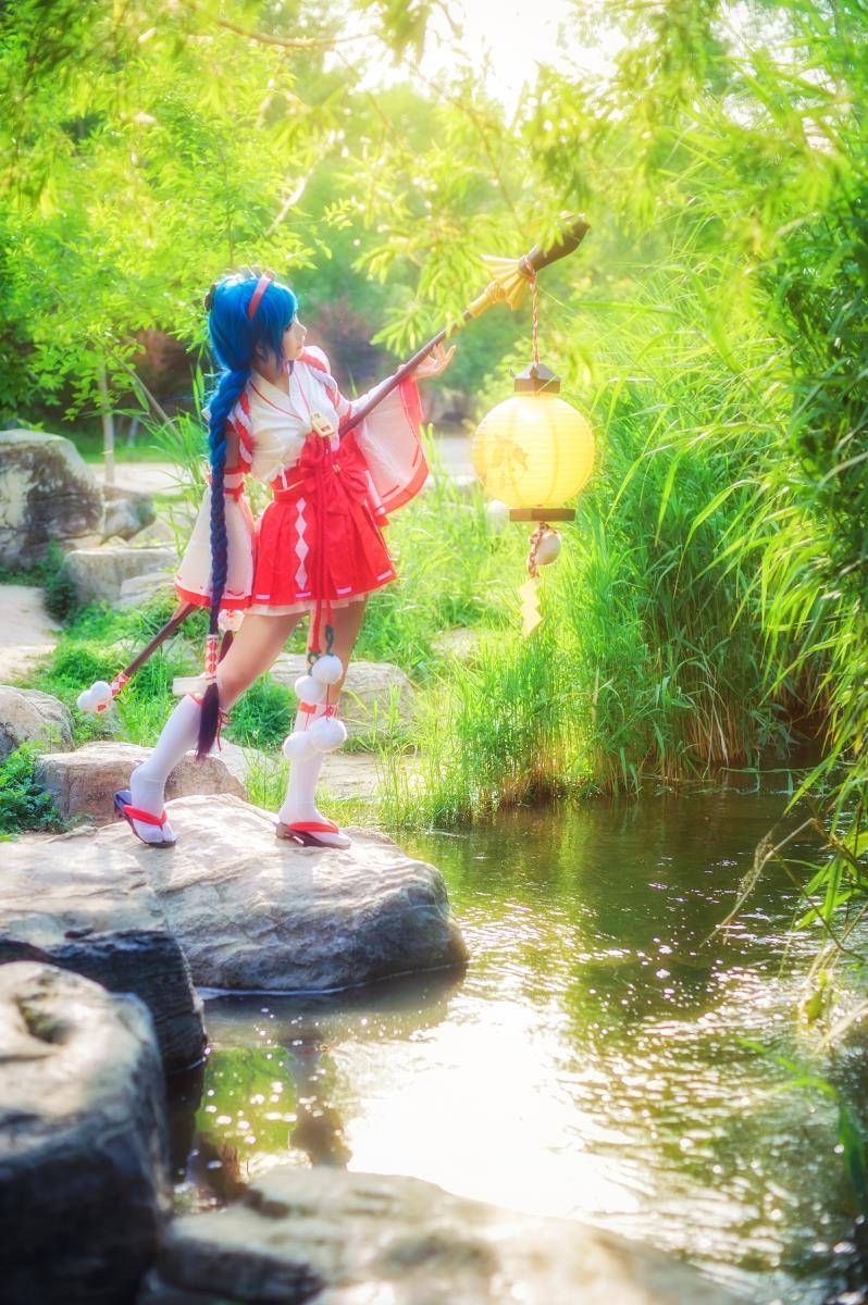 Cosplay福利/王者女英雄Cosplay泳装 王者荣耀大乔cosplay图片