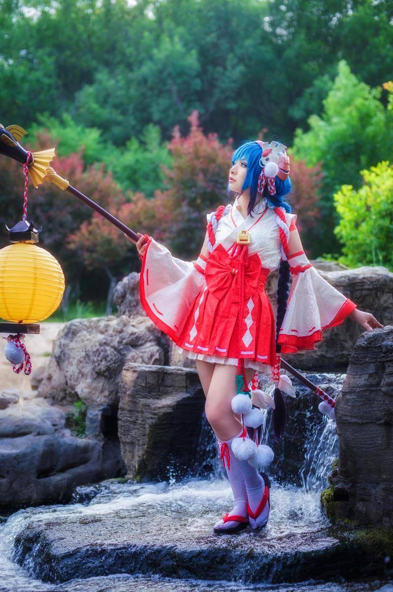 Cosplay福利/王者女英雄Cosplay泳装 王者荣耀大乔cosplay图片