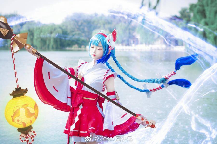 Cosplay福利/王者女英雄Cosplay泳装 王者荣耀大乔cosplay图片