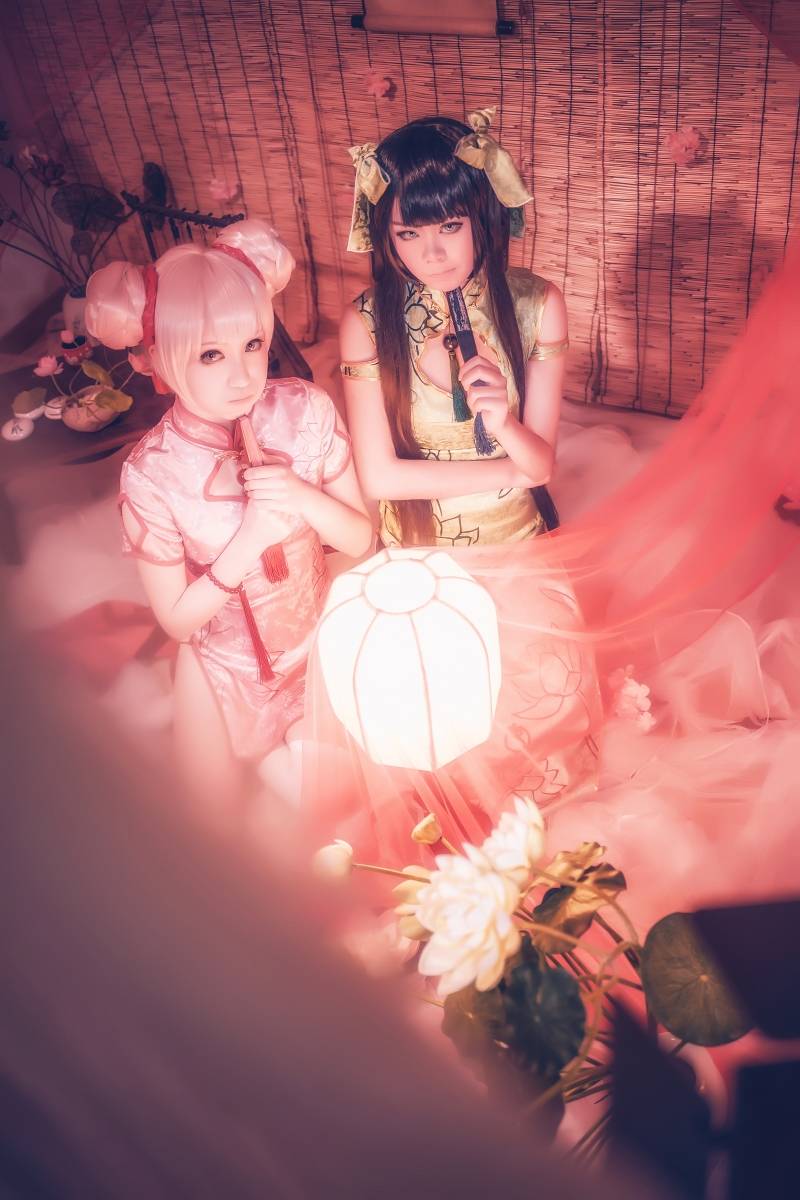 Cosplay福利/王者荣耀小乔孙尚香同人旗袍cosplay图片