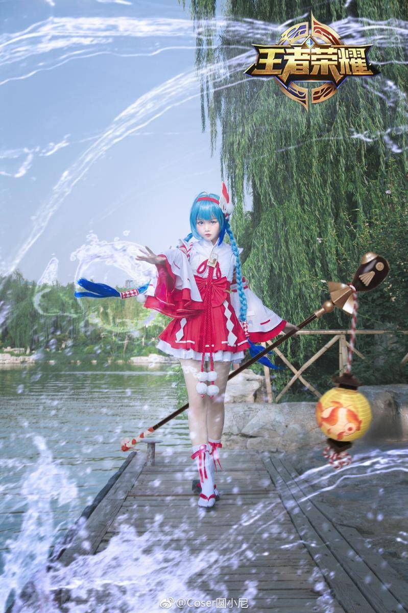Cosplay福利/王者女英雄Cosplay泳装 王者荣耀大乔cosplay图片