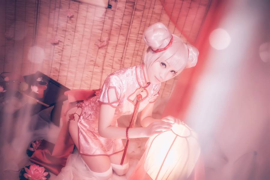 Cosplay福利/王者荣耀小乔孙尚香同人旗袍cosplay图片