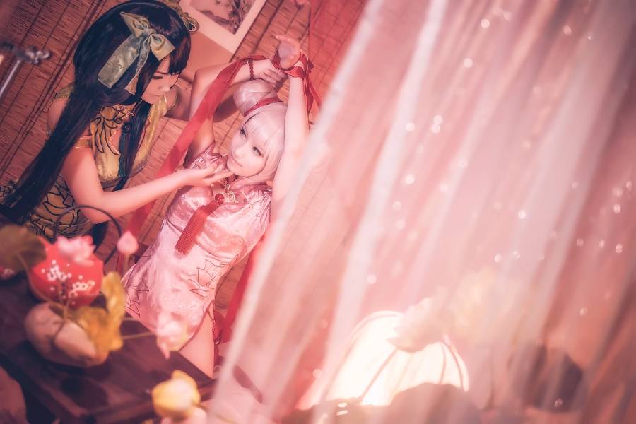 Cosplay福利/王者荣耀小乔孙尚香同人旗袍cosplay图片