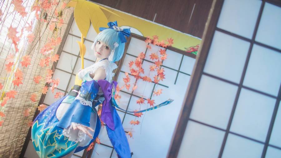 Cosplay福利/半次元福利向阴阳师cosplay萤草美女图片