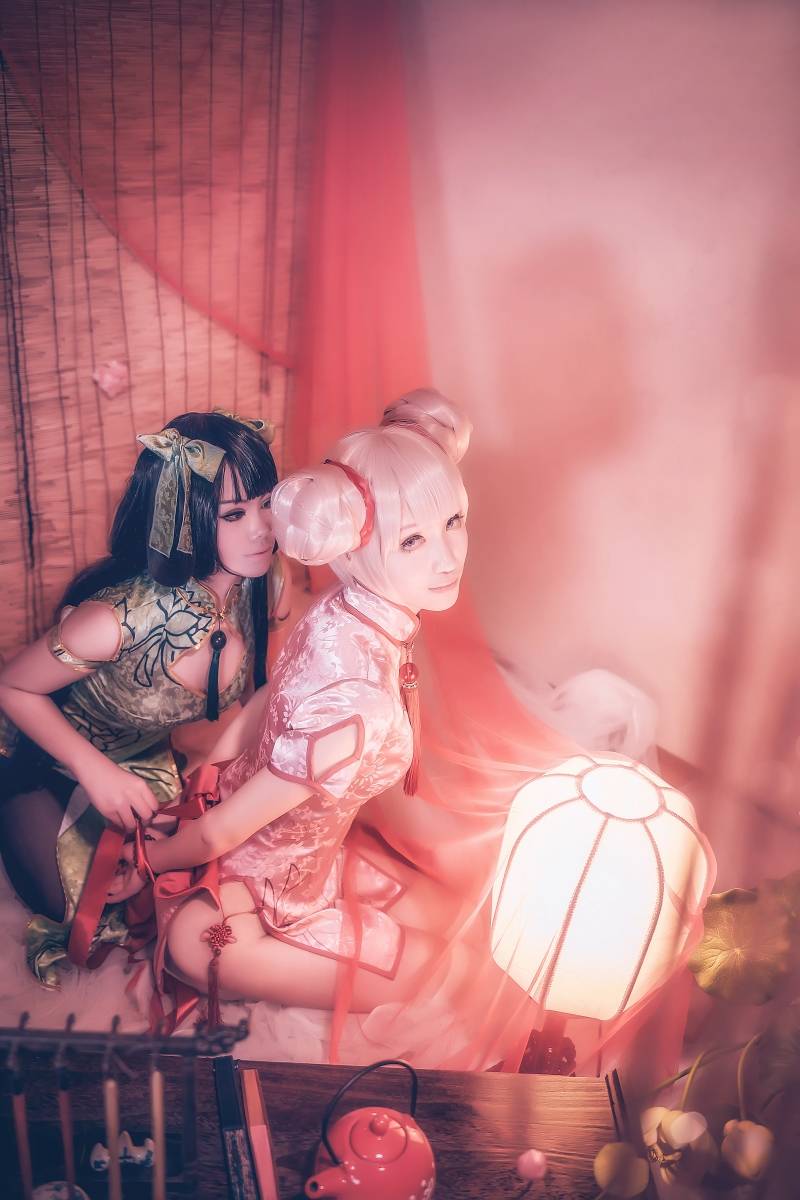 Cosplay福利/王者荣耀小乔孙尚香同人旗袍cosplay图片