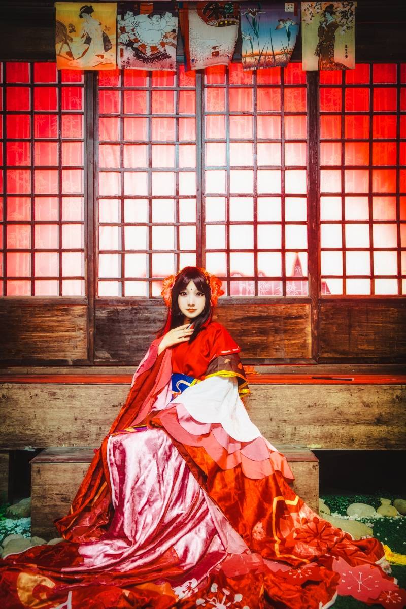 Cosplay福利/半次元福利向阴阳师cosplay樱花妖美女图片
