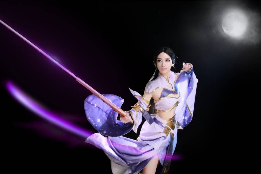 Cosplay福利/王者女英雄Cosplay泳装 王者荣耀露娜cosplay图片