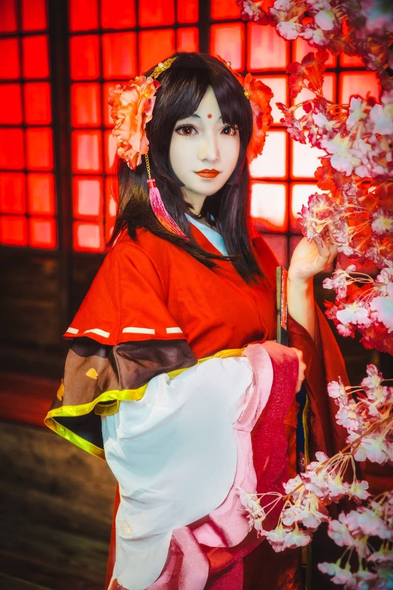 Cosplay福利/半次元福利向阴阳师cosplay樱花妖美女图片