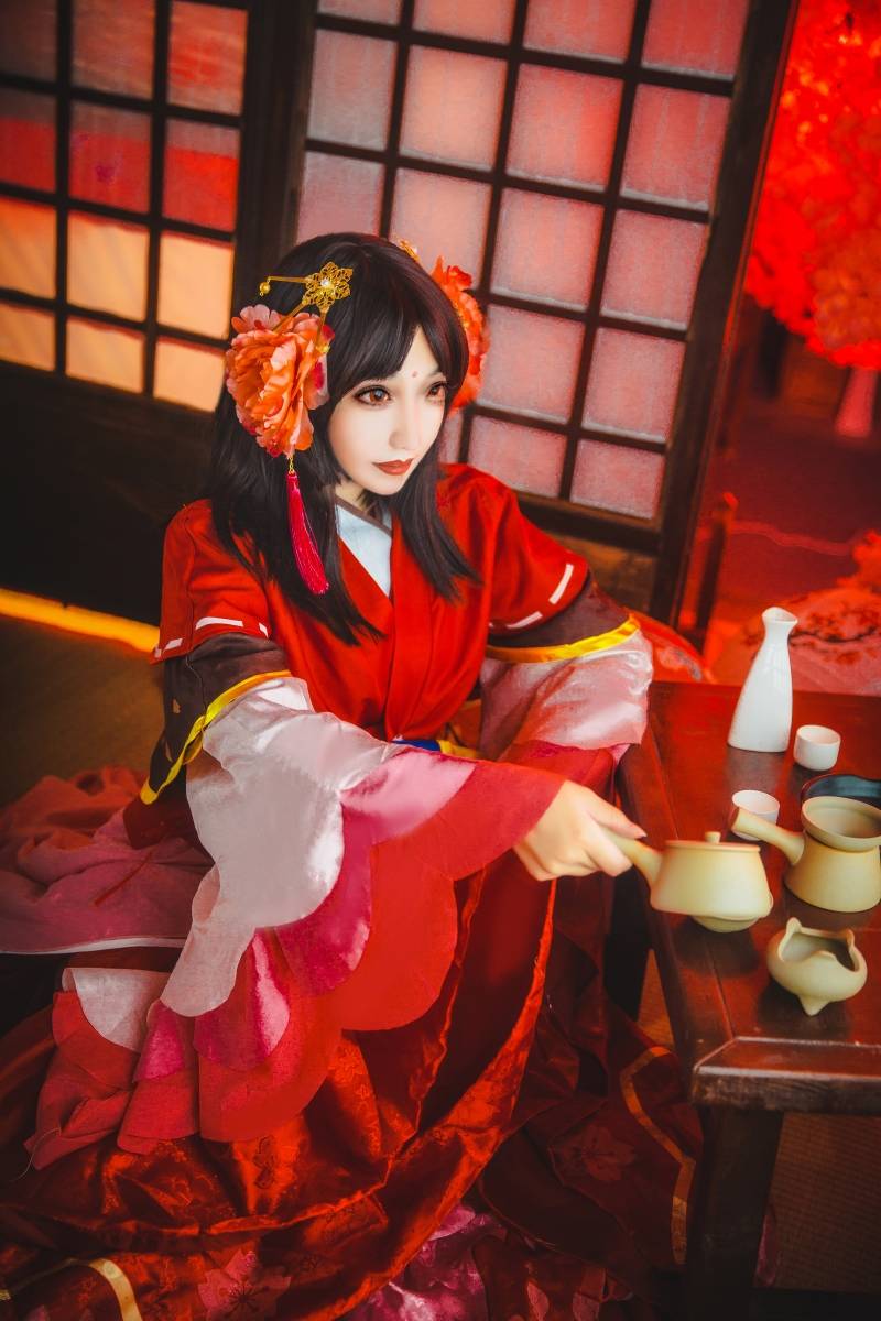 Cosplay福利/半次元福利向阴阳师cosplay樱花妖美女图片