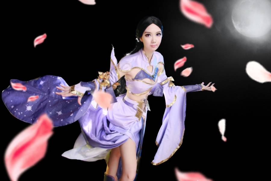 Cosplay福利/王者女英雄Cosplay泳装 王者荣耀露娜cosplay图片