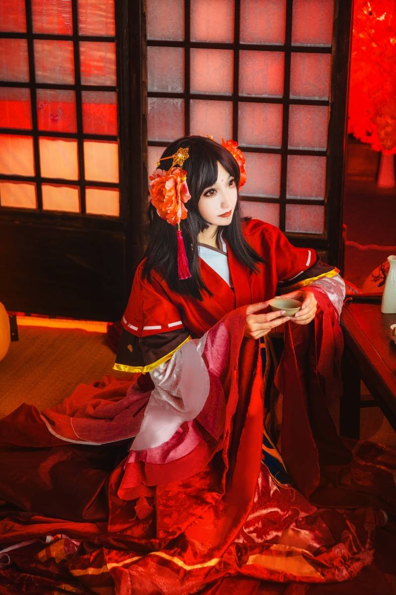 Cosplay福利/半次元福利向阴阳师cosplay樱花妖美女图片