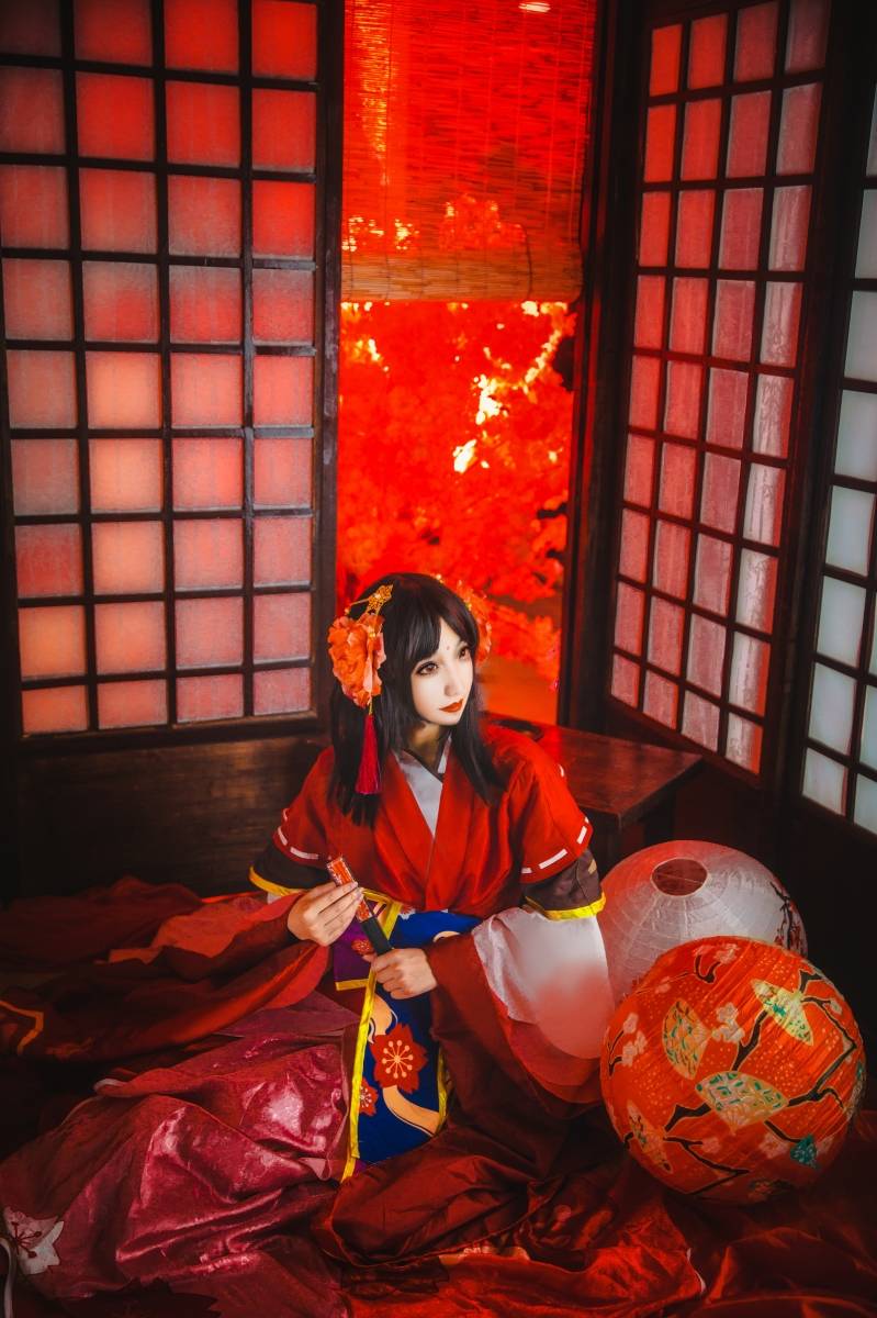 Cosplay福利/半次元福利向阴阳师cosplay樱花妖美女图片