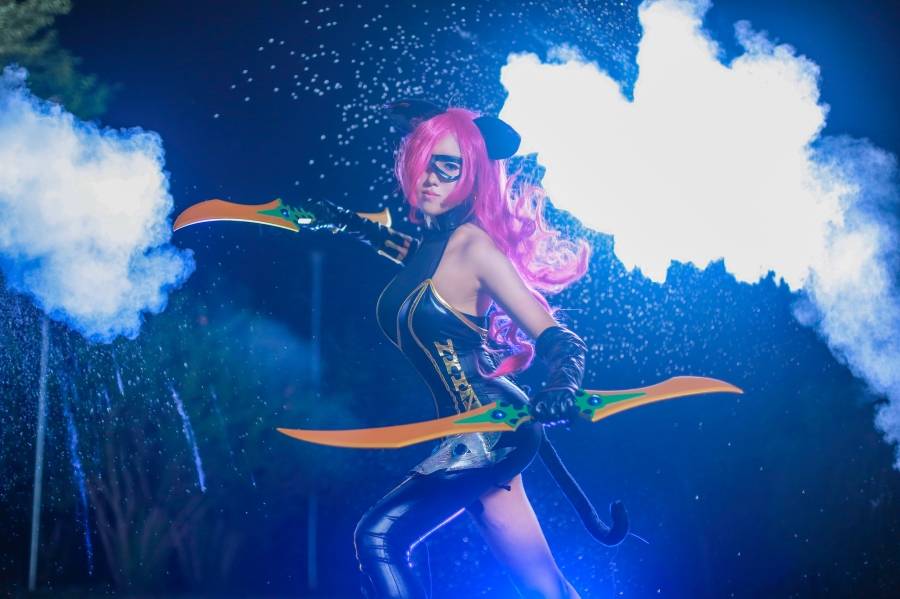 Cosplay福利/王者女英雄Cosplay泳装 王者荣耀cosplay荆轲