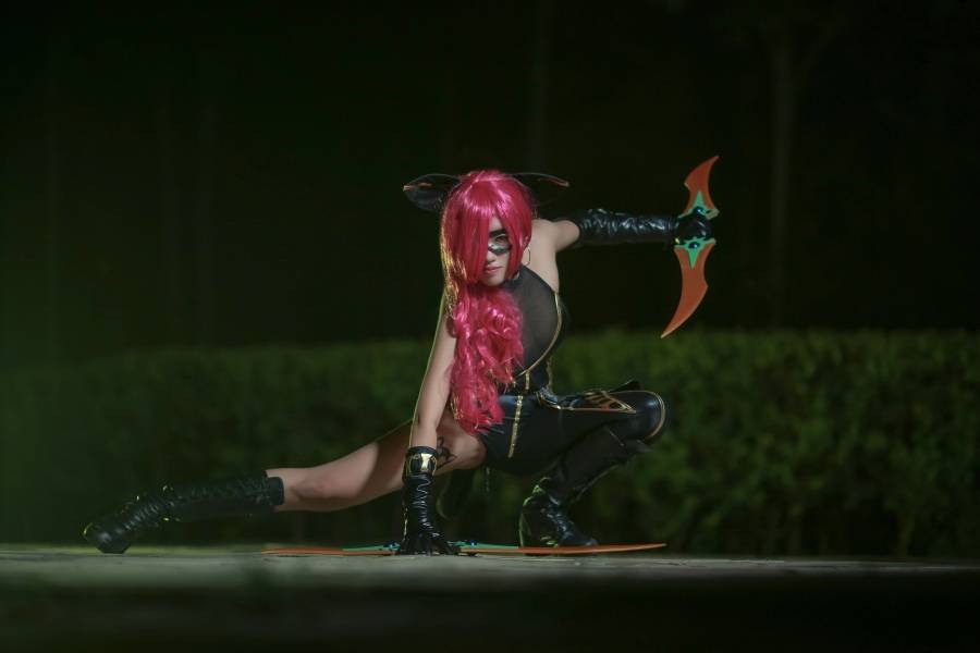 Cosplay福利/王者女英雄Cosplay泳装 王者荣耀cosplay荆轲