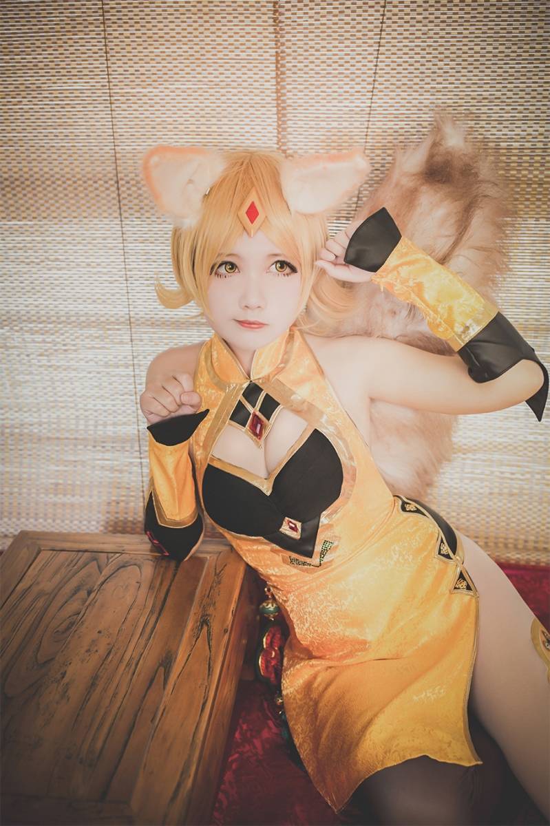 Cosplay福利/王者女英雄Cosplay泳装 王者荣耀妲己cosplay图片