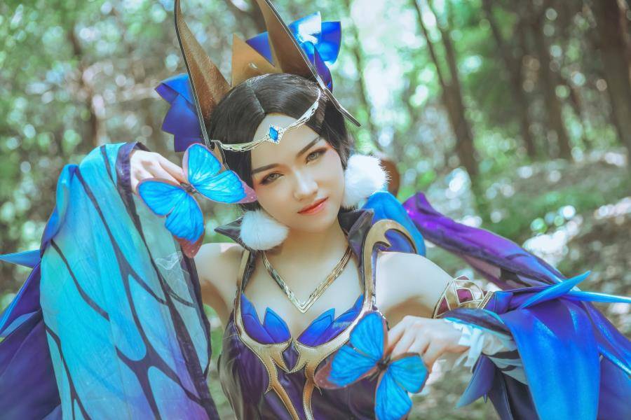 Cosplay福利/王者女英雄Cosplay泳装 王者荣耀cosplay貂蝉图片