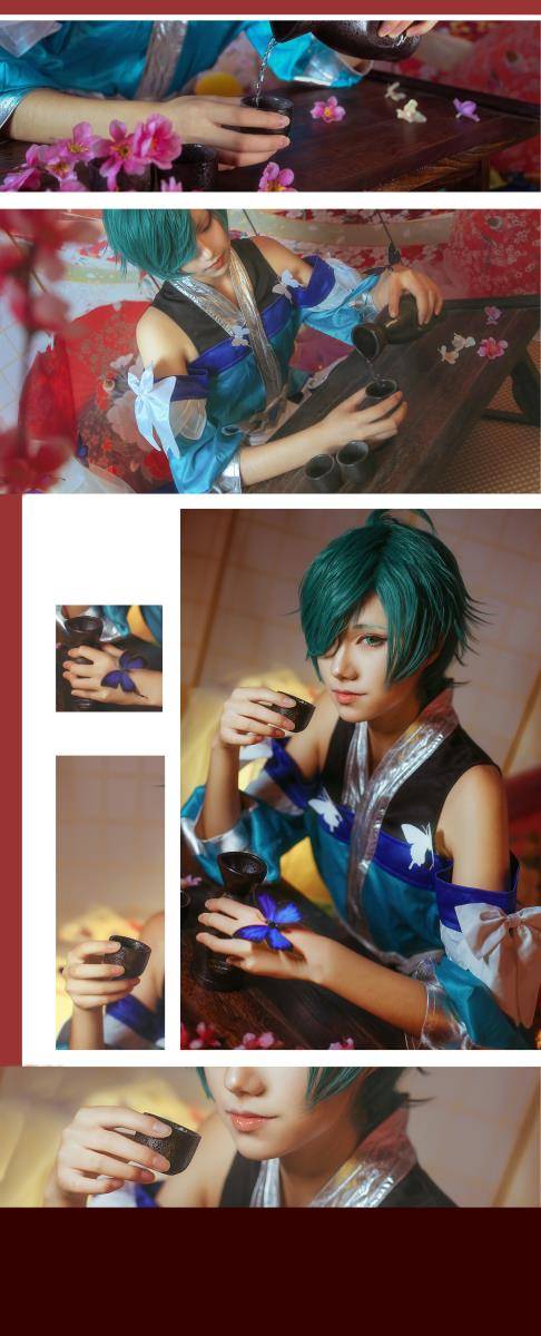 Cosplay福利/半次元福利向王者荣耀cosplay庄周图片