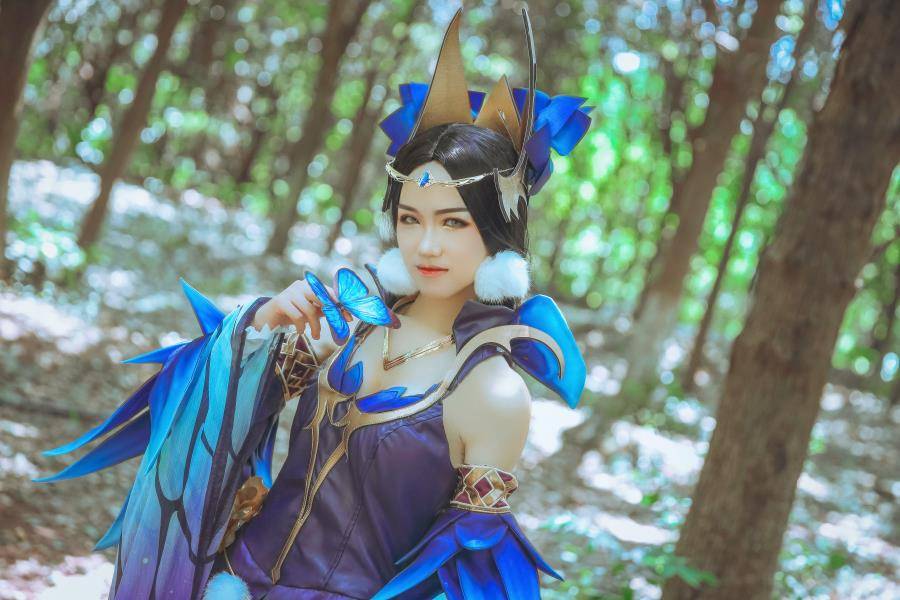 Cosplay福利/王者女英雄Cosplay泳装 王者荣耀cosplay貂蝉图片