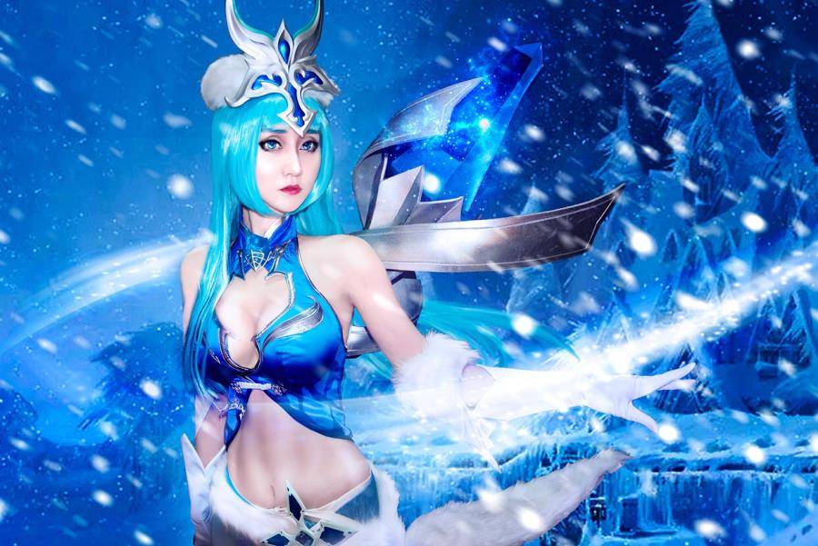 Cosplay福利/王者女英雄Cosplay泳装 王者荣耀cosplay王昭君图片