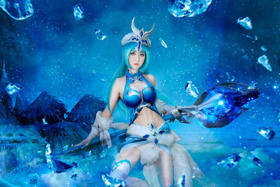 Cosplay福利/王者女英雄Cosplay泳装 王者荣耀cosplay王昭君图片