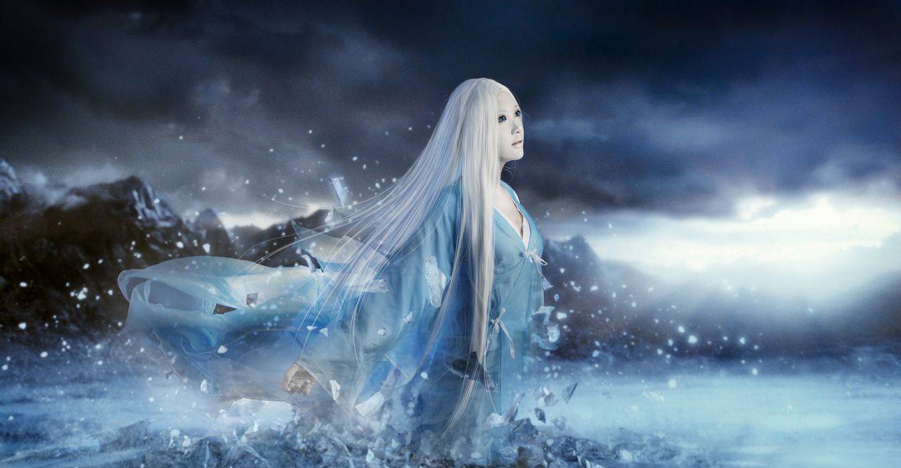 Cosplay福利/画皮2小维cosplay精品图片 蓝光冰片极致梦幻华美