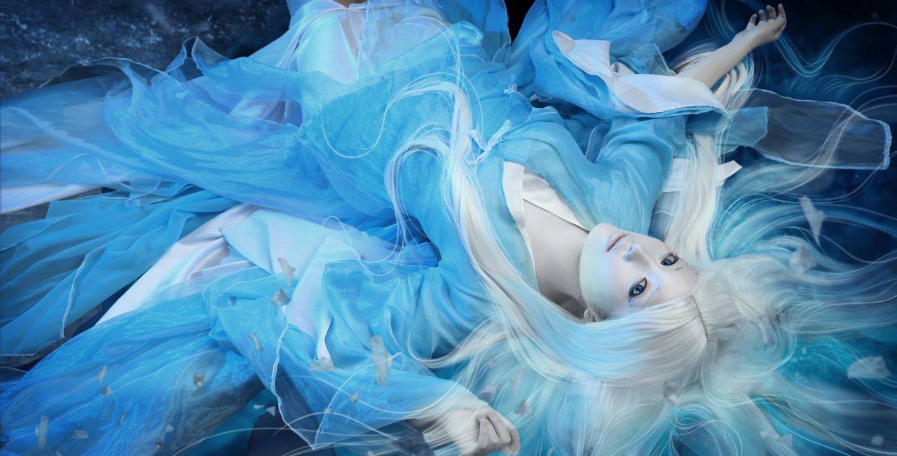 Cosplay福利/画皮2小维cosplay精品图片 蓝光冰片极致梦幻华美