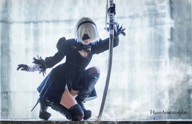 Cosplay福利/尼尔机械纪元 2B cosplay 雨波尤尔哈2号B型