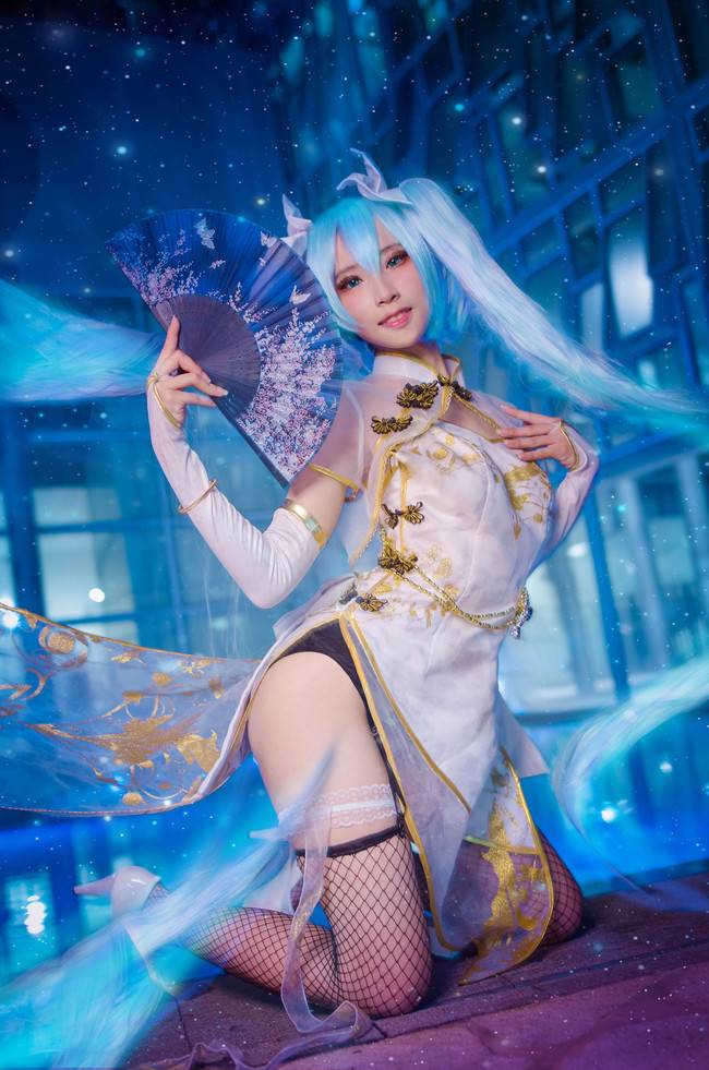 Cosplay福利/初音未来 金丝雀旗袍