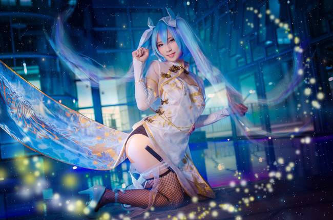 Cosplay福利/初音未来 金丝雀旗袍